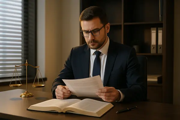 a lawyer reviewing a legal document from San Jose Lemon Law Attorney in San Jose, CA - Lemon Law for Nissan Vehicles a lawyer reviewing a legal document from San Jose Lemon Law Attorney in San Jose, CA - Lemon Law for Nissan Vehicles