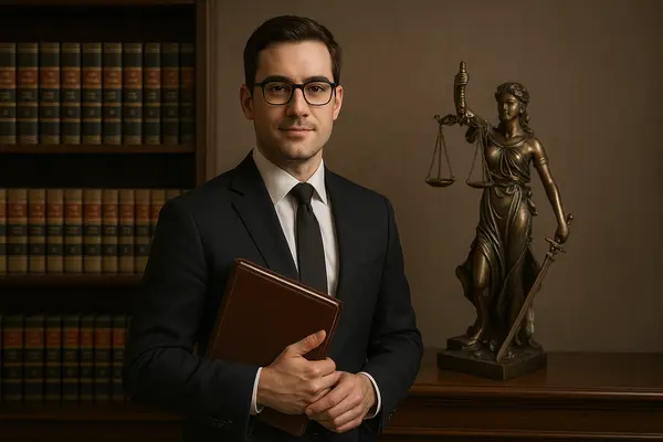 a male lawyer holding a book while posing for the camera from San Jose Lemon Law Attorney in San Jose, CA - Lemon Law for used cars a male lawyer holding a book while posing for the camera from San Jose Lemon Law Attorney in San Jose, CA - Lemon Law for used cars